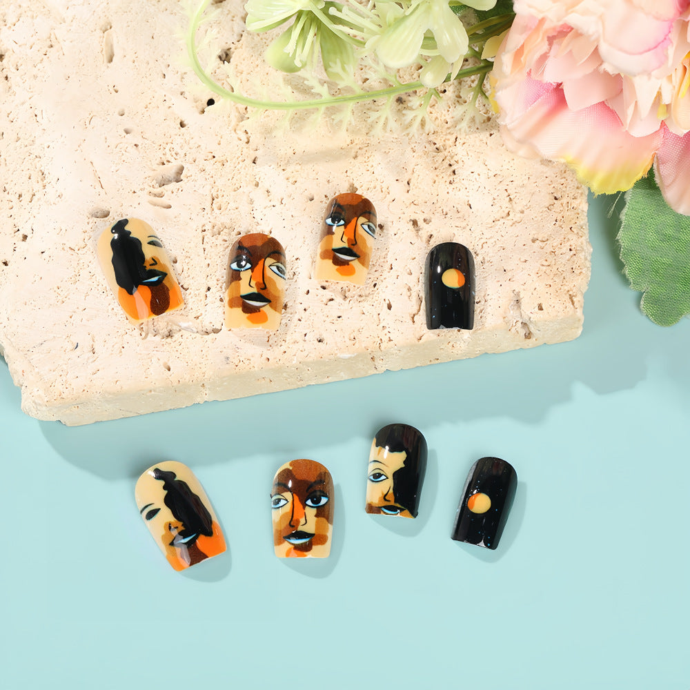 Artistic Press-On Nails