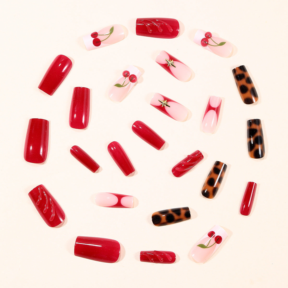 Artistic Press-On Nails