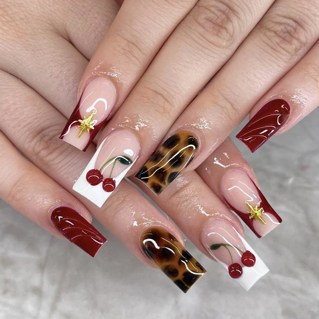 Artistic Press-On Nails