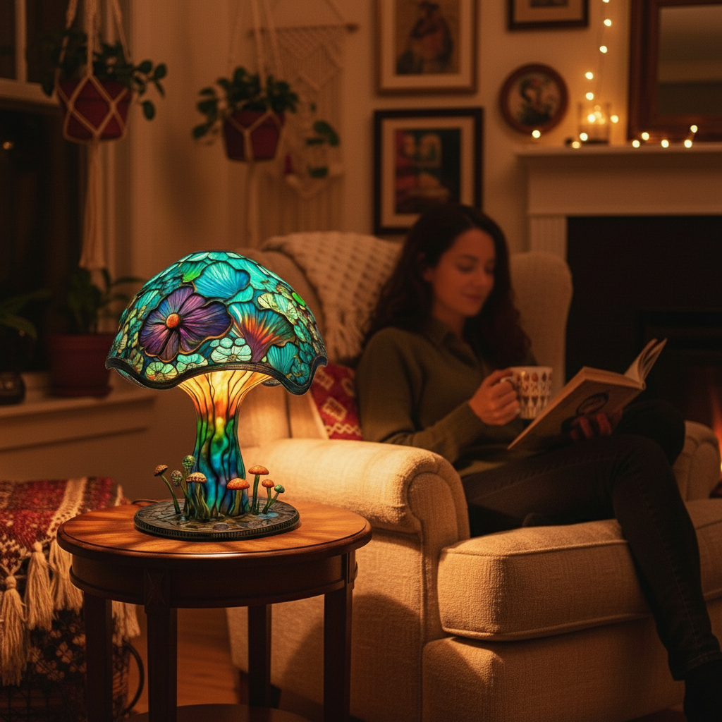 AuraGlass – Magical Colored Glass Lamp for a Relaxing Atmosphere