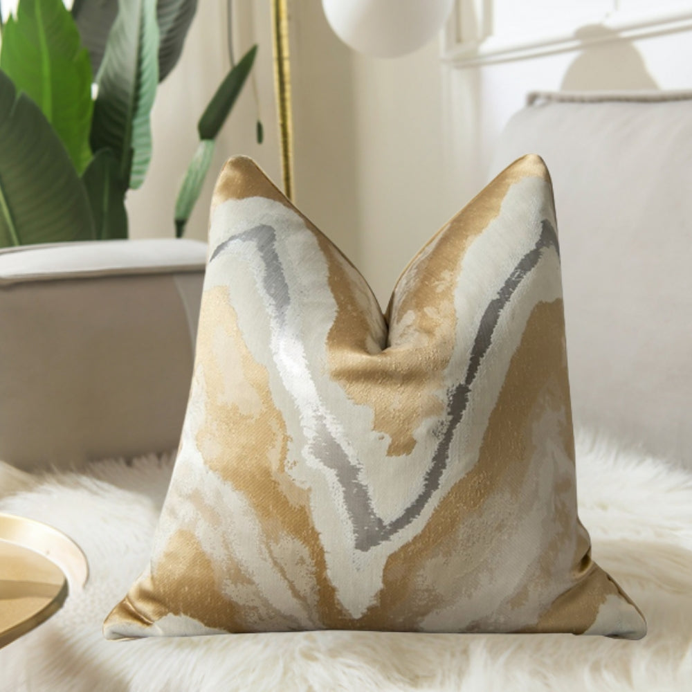 Auric Gilded Luxury Cushion Cover