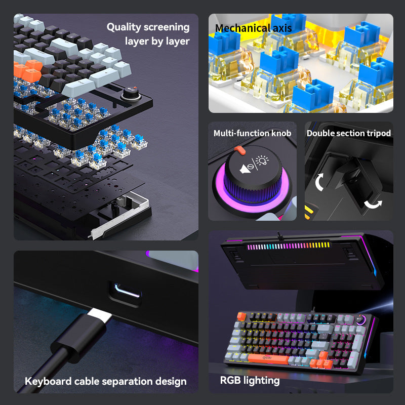 Backlit Mechanical Gaming Keyboard