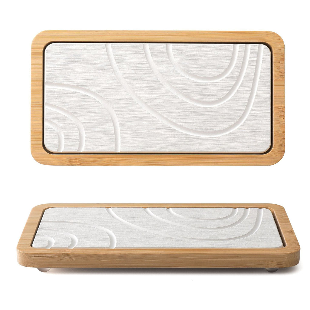 Bamboo Cosmetic Organizer Tray
