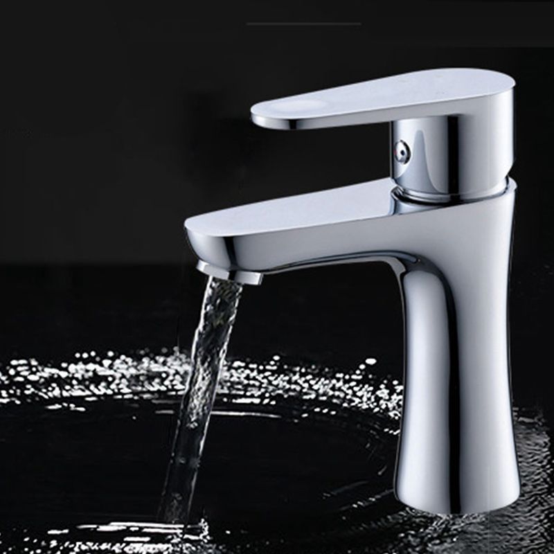 Basic Metal Sink Faucet with Lever Handle