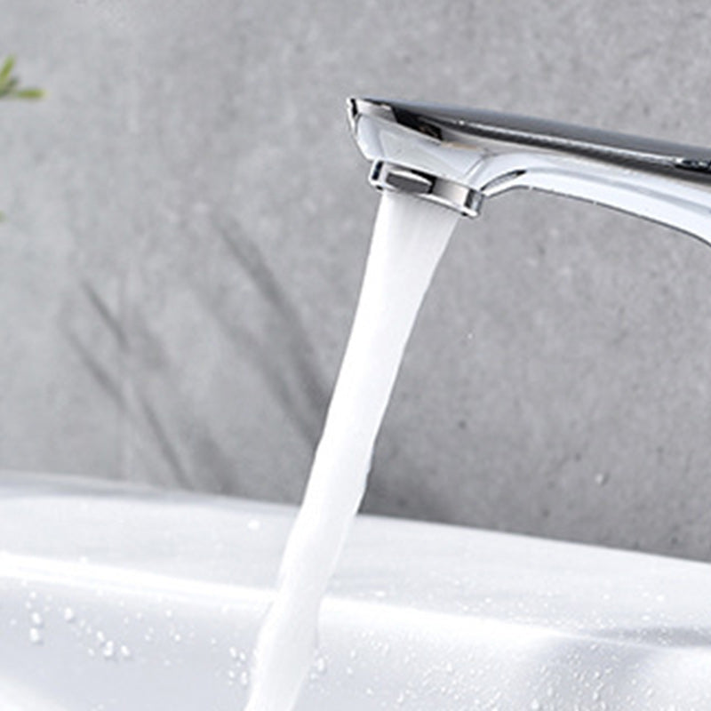 Basic Metal Sink Faucet with Lever Handle