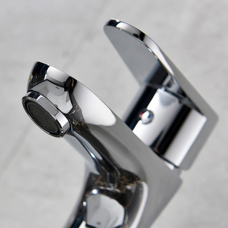 Basic Metal Sink Faucet with Lever Handle