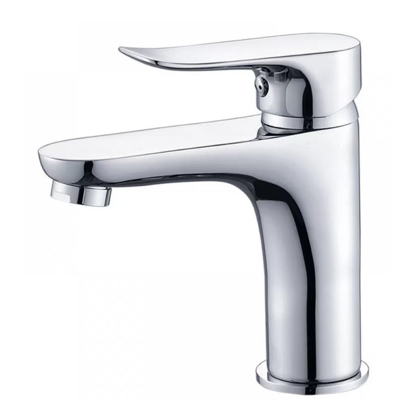 Basic Metal Sink Faucet with Lever Handle