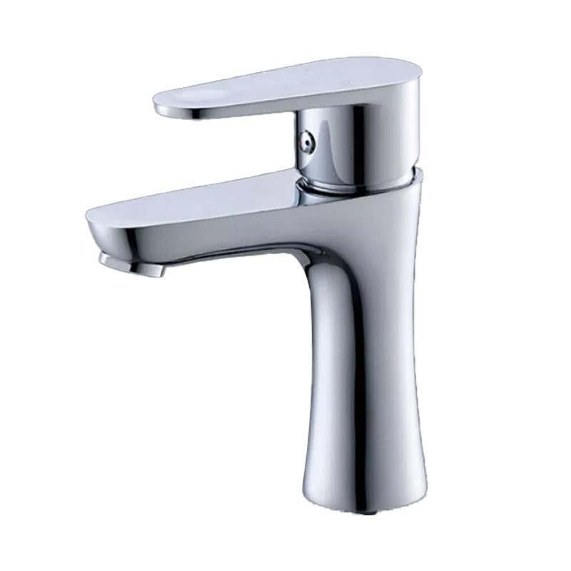Basic Metal Sink Faucet with Lever Handle