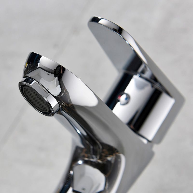 Basic Metal Sink Faucet with Lever Handle