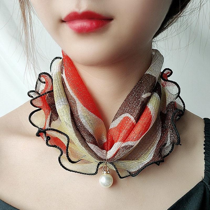 Beaded Lace Variety Scarf
