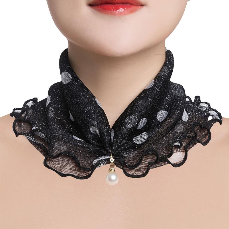 Beaded Lace Variety Scarf