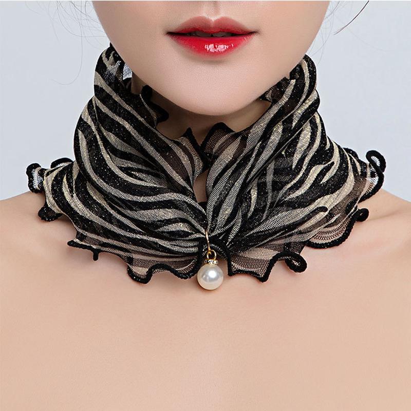Beaded Lace Variety Scarf