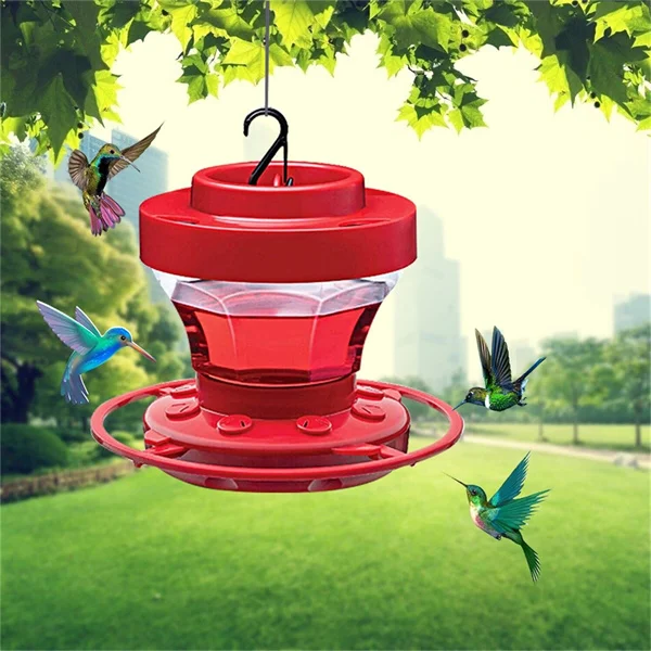Bee-Proof Hummingbird Feeder with Perch - 16 fl oz Capacity