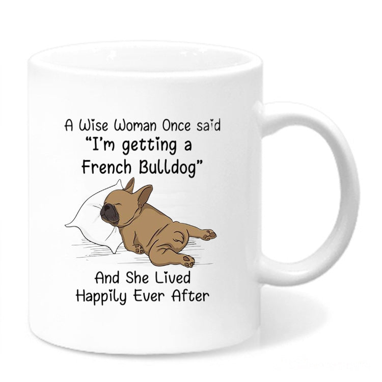 Birthday Novelty Ceramic Coffee Mug with Glossy Porcelain Finish and Large C-Handle