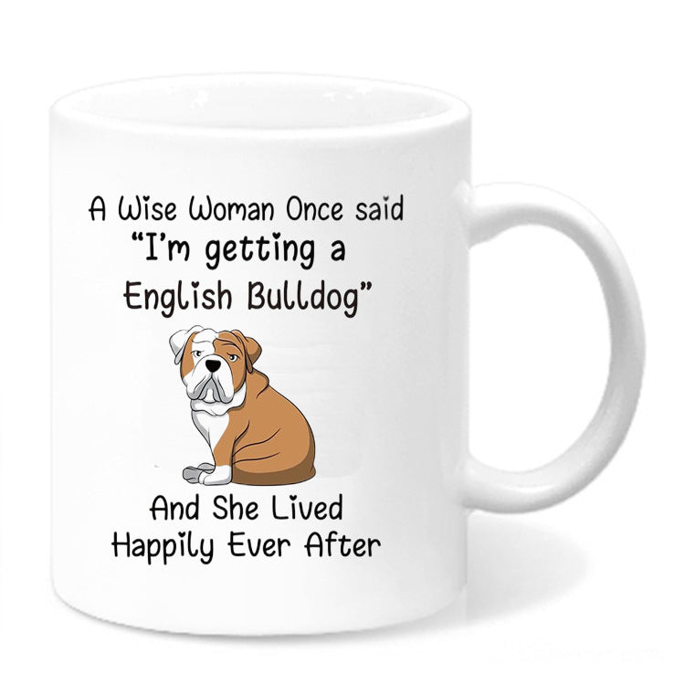 Birthday Novelty Ceramic Coffee Mug with Glossy Porcelain Finish and Large C-Handle