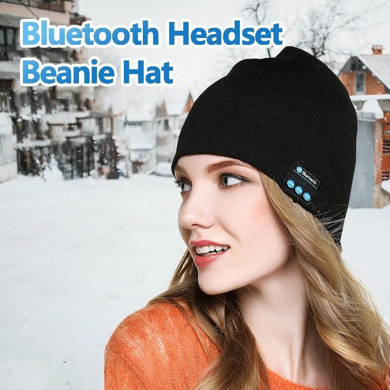 Bluetooth Beanie Hat with Built-in Headphones