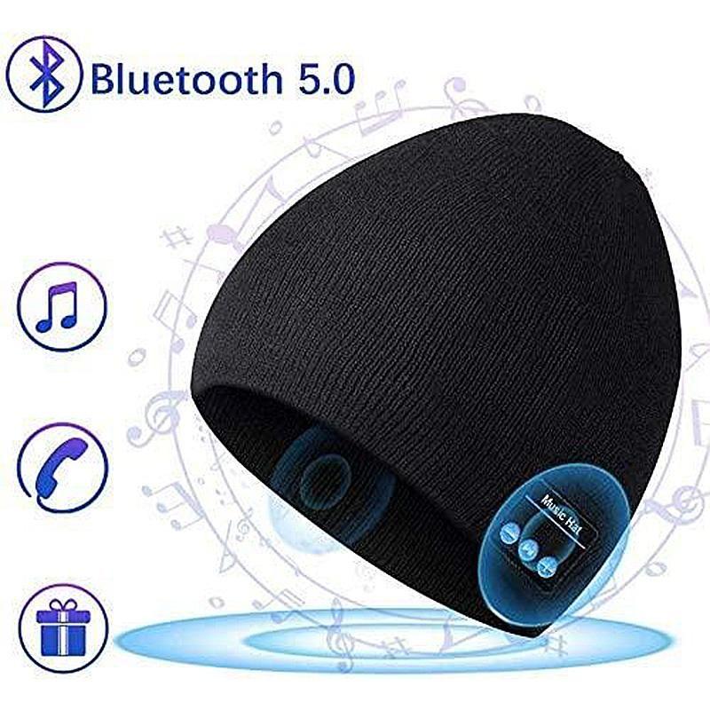 Bluetooth Beanie Hat with Built-in Headphones