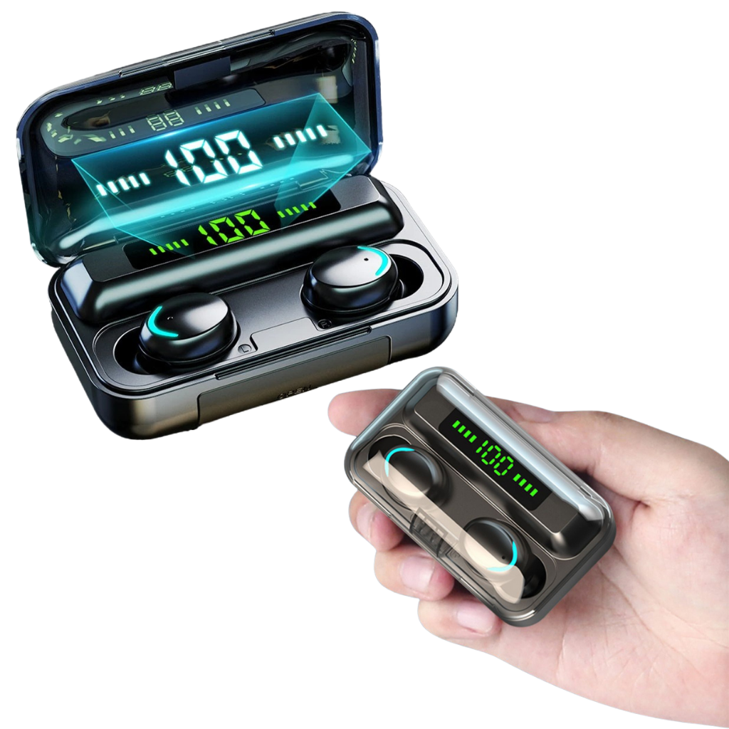 Bluetooth Earbuds with Rechargeable Power Bank Case
