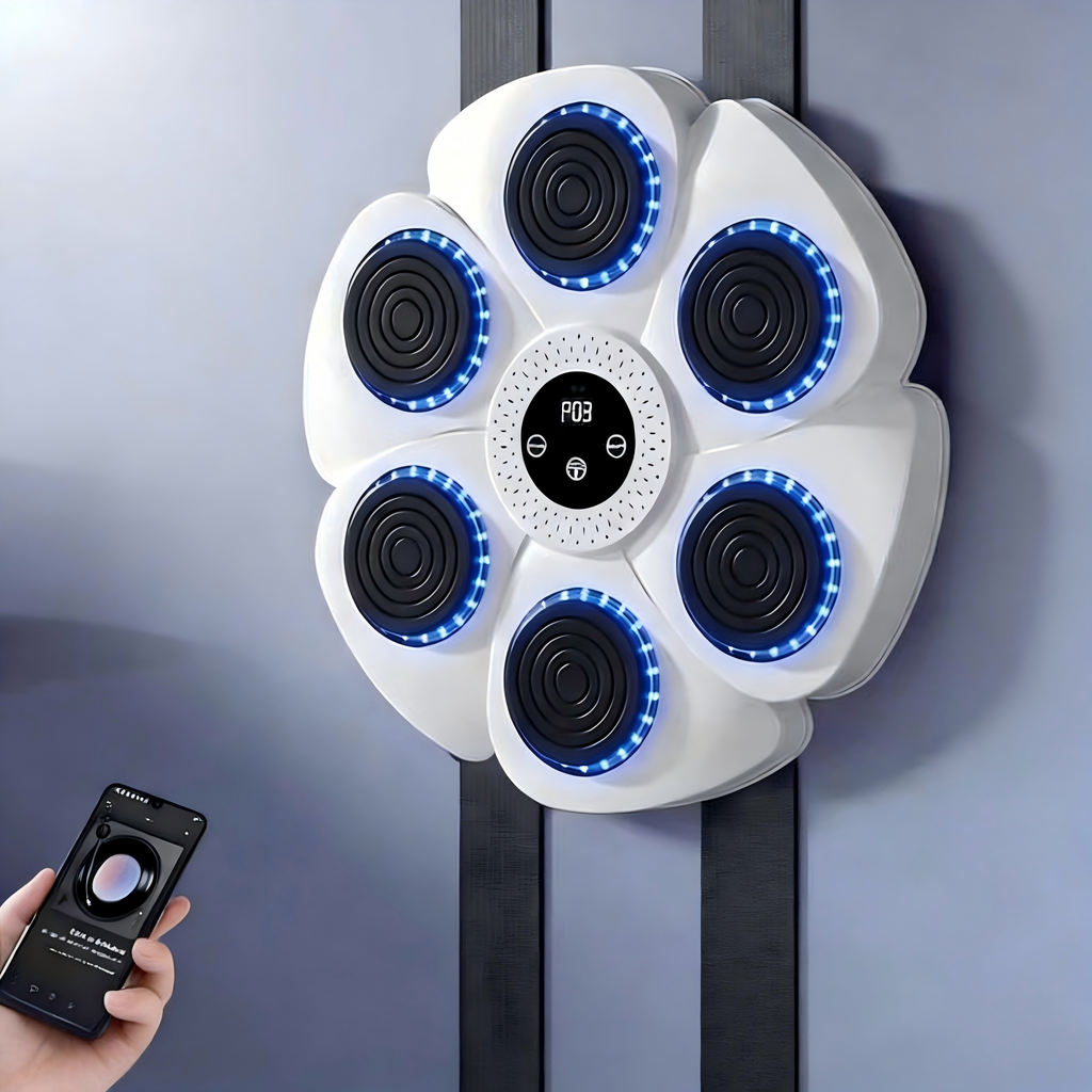 Bluetooth Music Boxing Machine with LED Lights