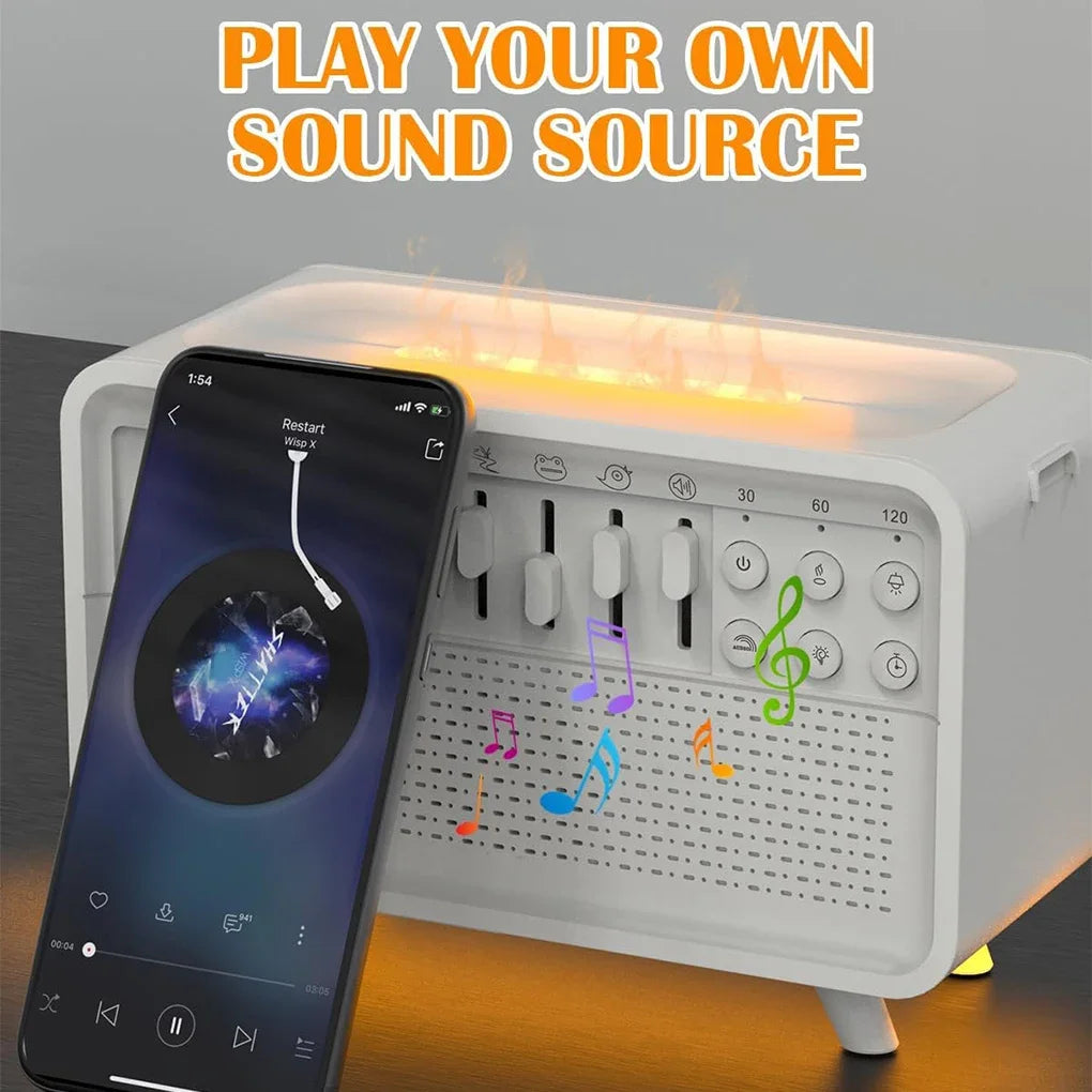 Bluetooth Sound Therapy Humidifier with Night Light