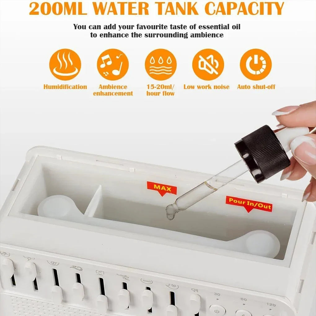 Bluetooth Sound Therapy Humidifier with Night Light