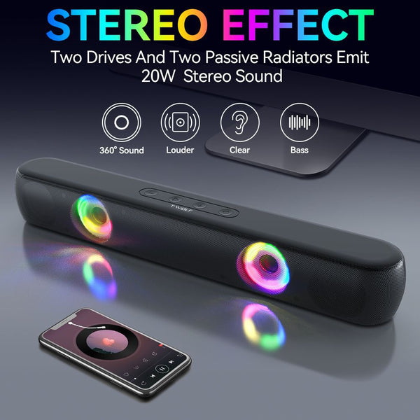Bluetooth Speaker with RGB Lighting