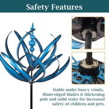 BreezeGlide Wind Spinner for Garden and Porch