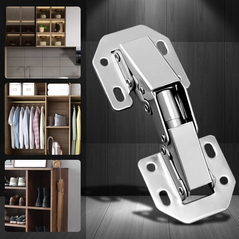Bridge-Shaped Cabinet Door Hinges – Heavy-Duty Manganese Steel