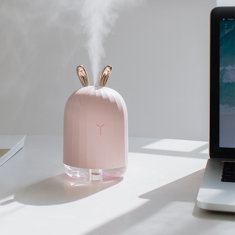 BunnyAir Kids' Humidifier with Night Light and 7-Color LED