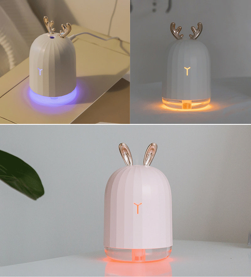 BunnyAir Kids' Humidifier with Night Light and 7-Color LED