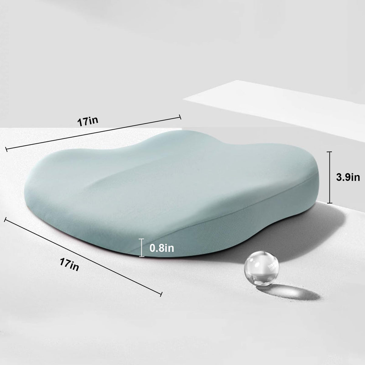 Car Cushion Height Increase – Ergonomic Seat Booster Cushion with Memory Foam