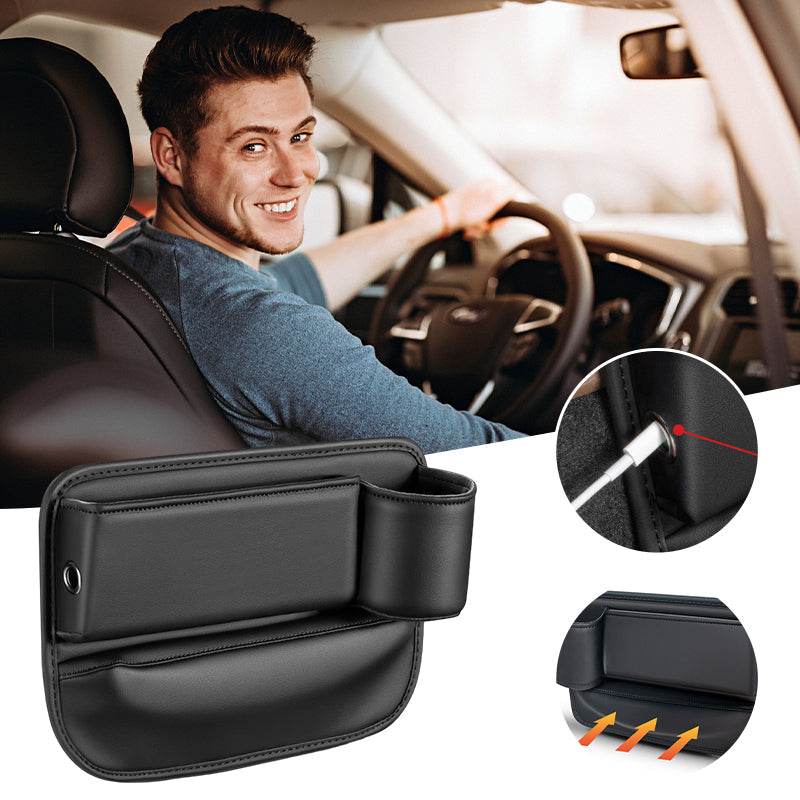 Car Seat Gap Organizer with Charging Port