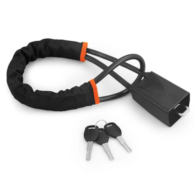 Car Steering Wheel Lock with Seat Belt Socket