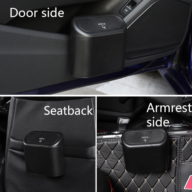 Car Trash Bin with Auto-Swing Lid