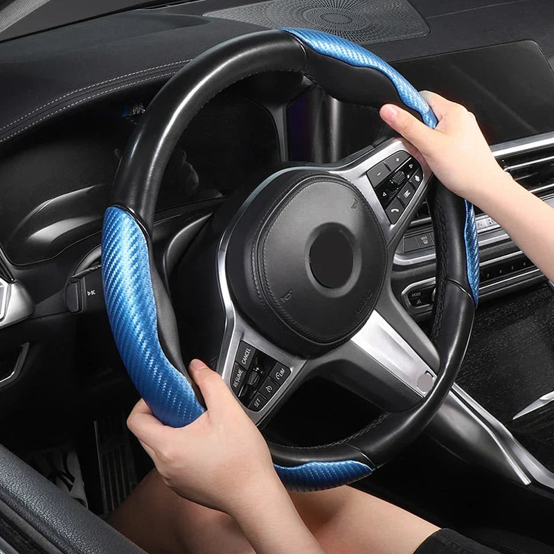 Carbon Fiber Steering Wheel Cover