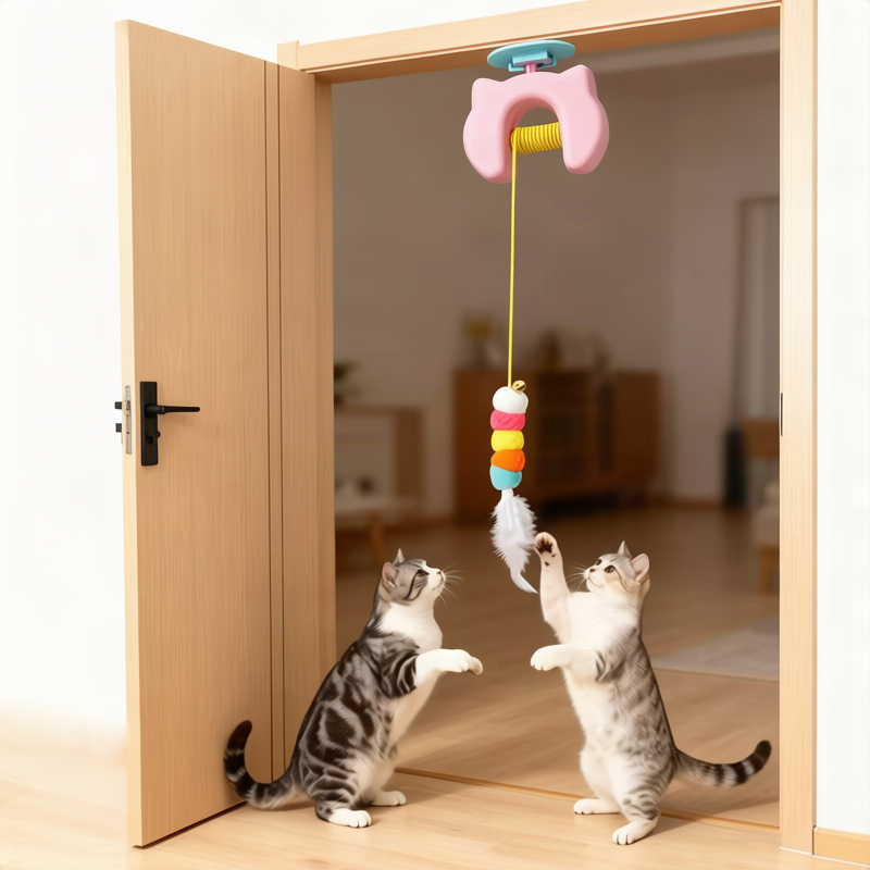 Catnip Crinkle Cat Toy with Mint and Plush