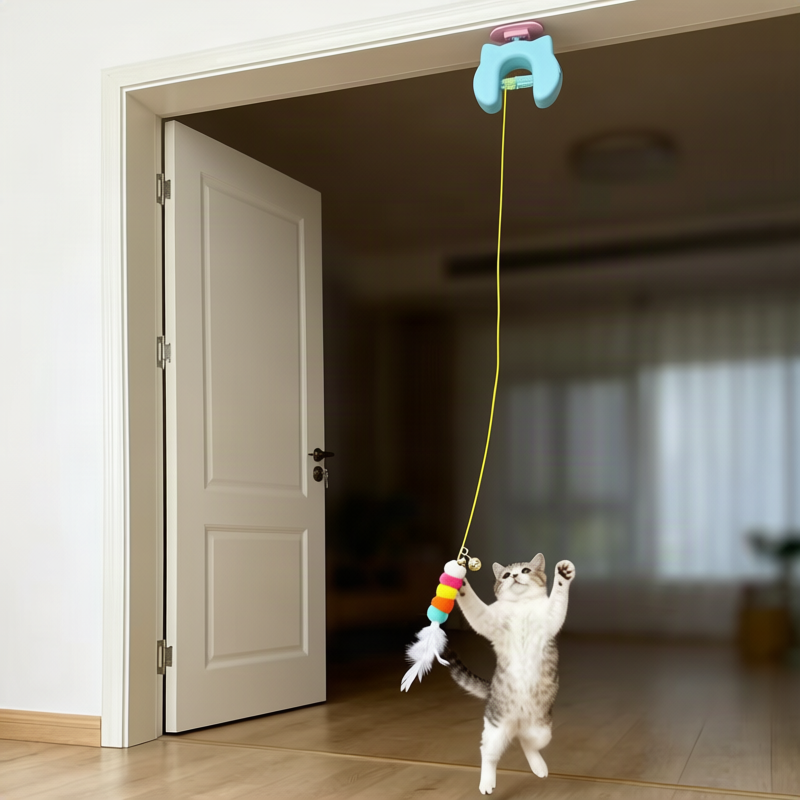 Catnip Crinkle Cat Toy with Mint and Plush
