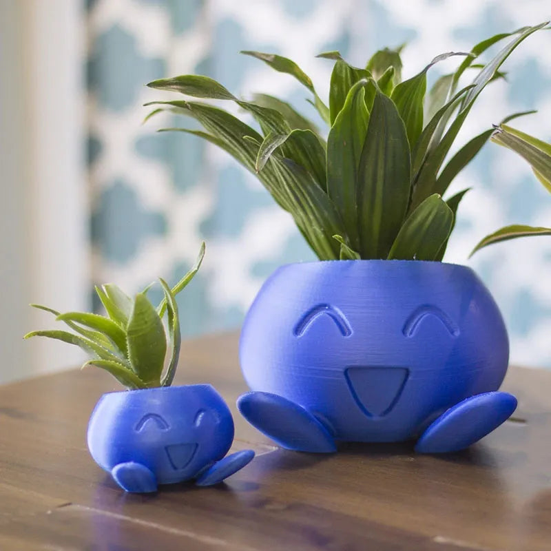 Ceramic Face Planter – Small Plant Pot for Succulents and Herbs