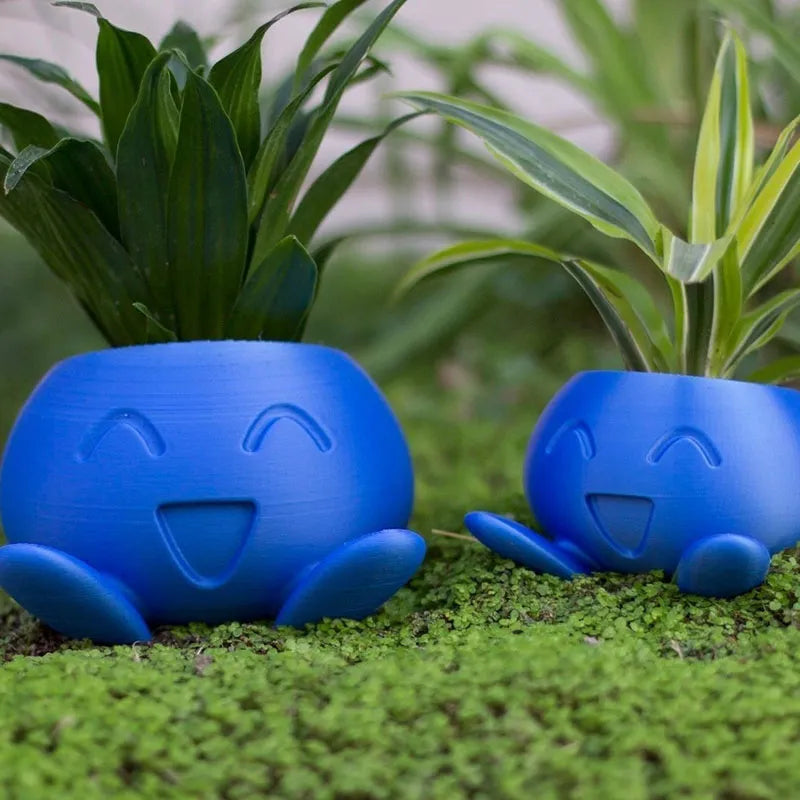Ceramic Face Planter – Small Plant Pot for Succulents and Herbs