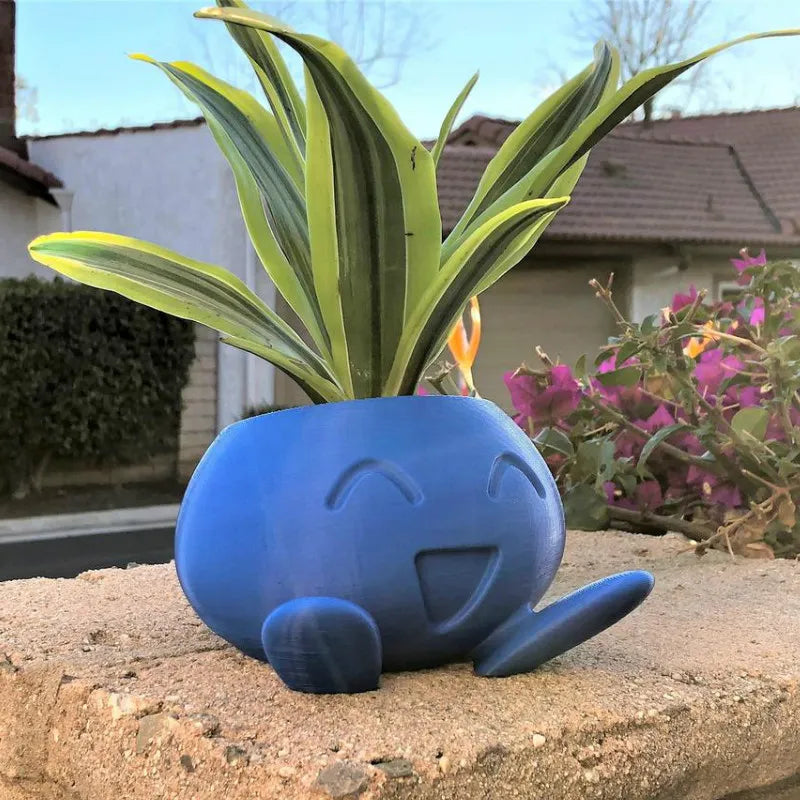 Ceramic Face Planter – Small Plant Pot for Succulents and Herbs
