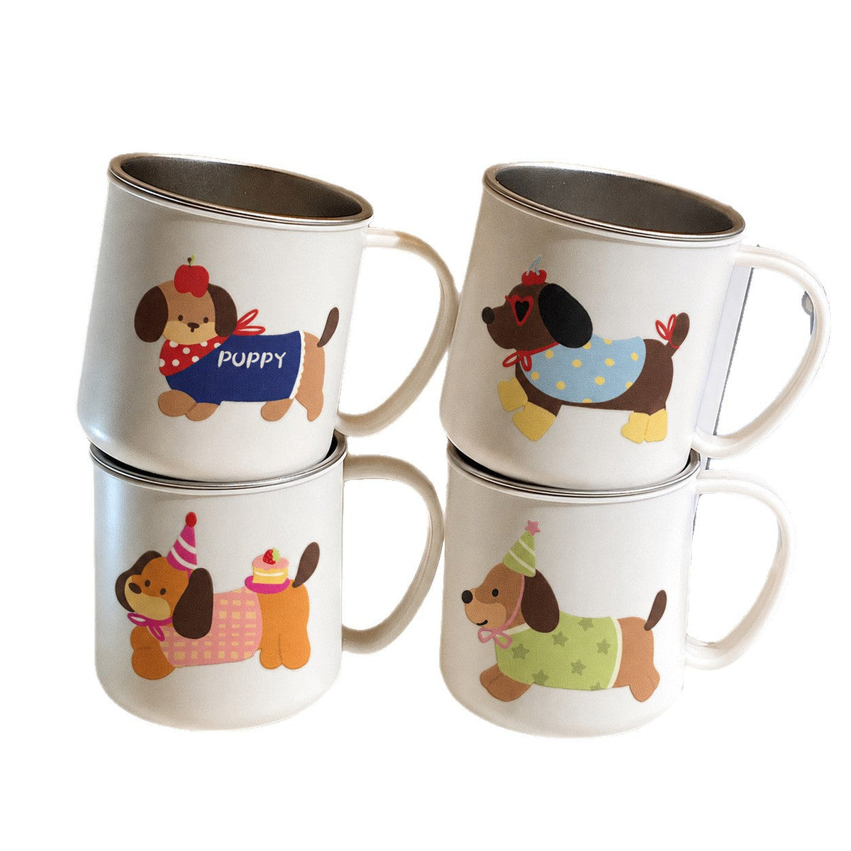 Ceramic Mug with Charming Dog Motif