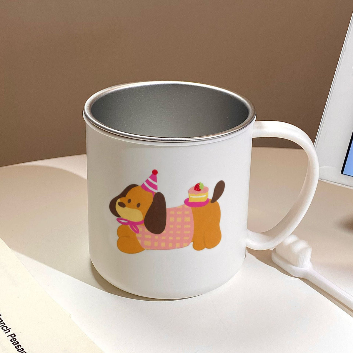 Ceramic Mug with Charming Dog Motif