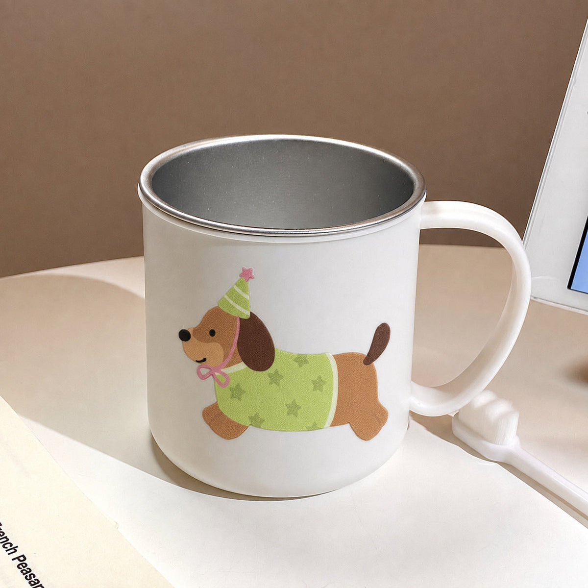 Ceramic Mug with Charming Dog Motif