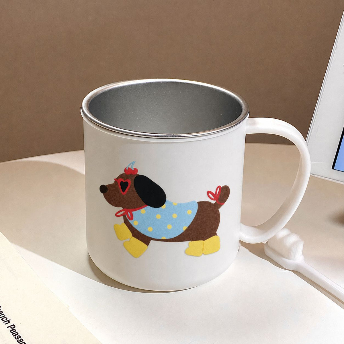 Ceramic Mug with Charming Dog Motif