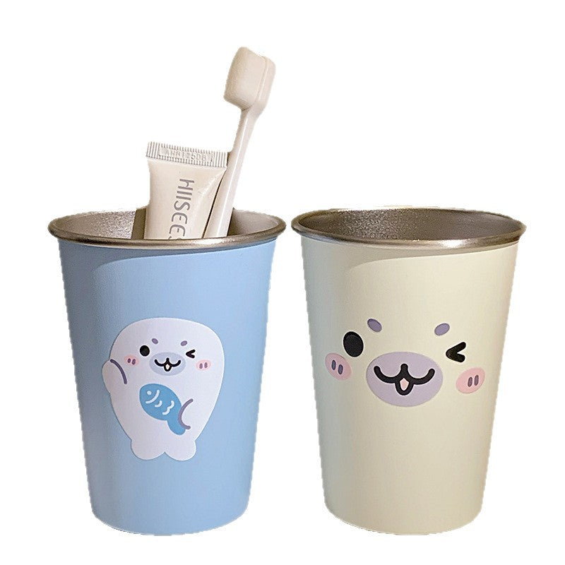 Cheerful Animal Motif Ceramic Mug
