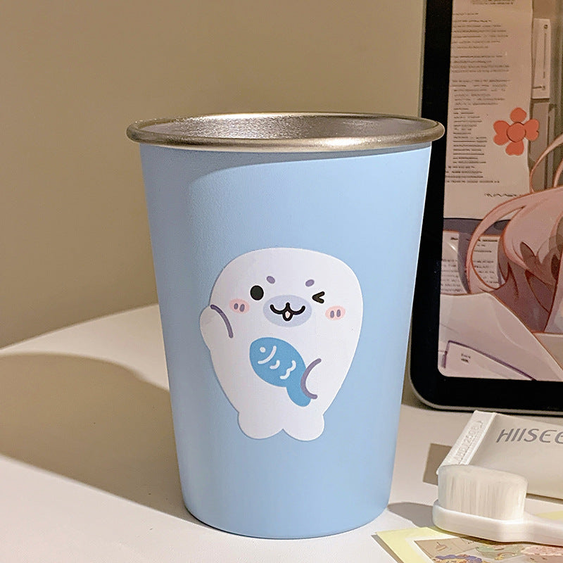 Cheerful Animal Motif Ceramic Mug