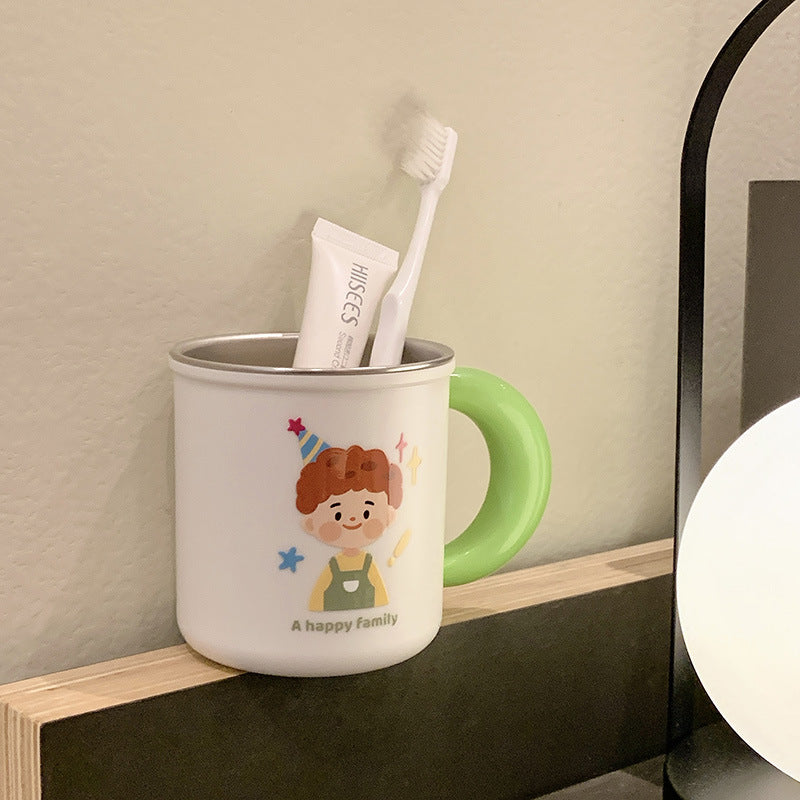 Cheerful Family Design Ceramic Mug