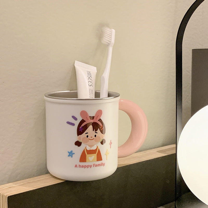 Cheerful Family Design Ceramic Mug