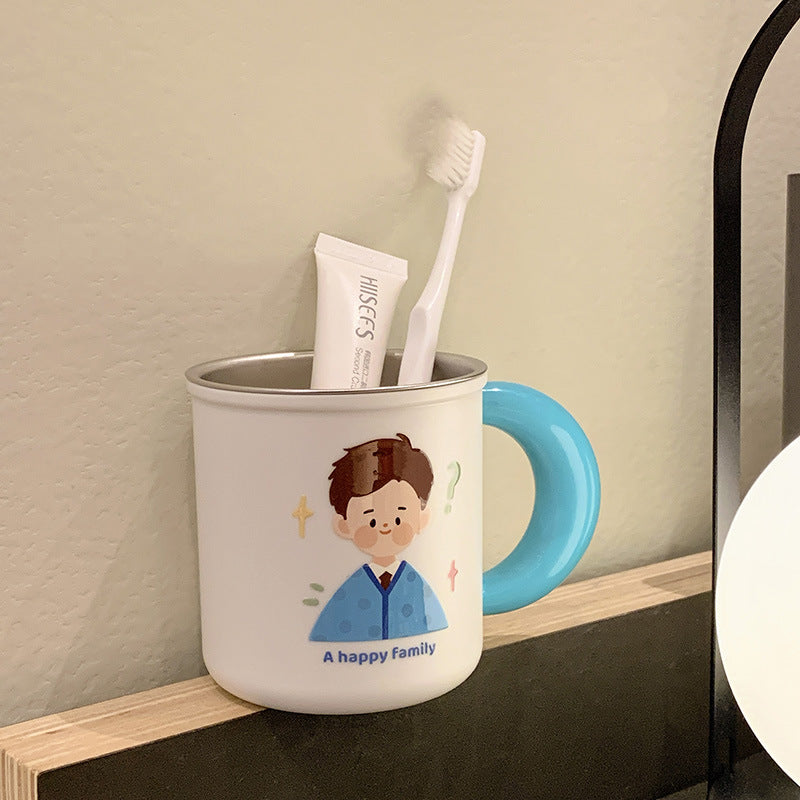 Cheerful Family Design Ceramic Mug