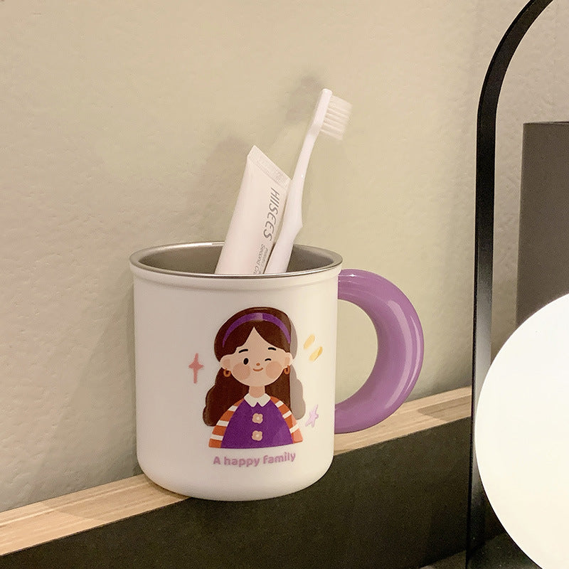 Cheerful Family Design Ceramic Mug